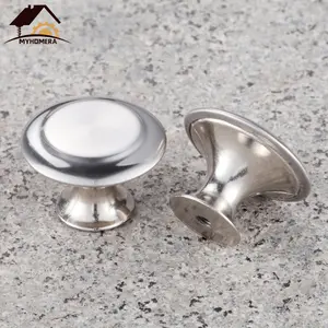 Single-hole mushroom head handle for cabinets, drawers, doors, and bedside tables