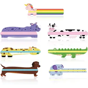 Guided Reading Strips, Animal Highlight Bookmarks Help with Reduce Visual Stress - Reading Tracking Rulers for Children, Teachers, and Dyslexics People (Animal)