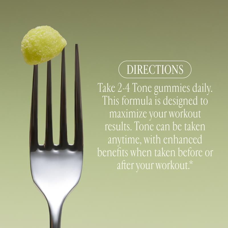 Arrae Tone Creatine Gummies | Sour Green Apple Flavor | 5g Creatine Monohydrate Gummies | Gut-Friendly Formula| 15-Day Supply Healthcare Dietary Supplement Edible