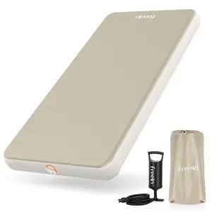 Freein Inflatable Camping Sleeping Pad, 76”x26”x4” Portable Air Bed for Tent, Car, Floor ,Home Guest Bed with Manual Air Pump &  Bag