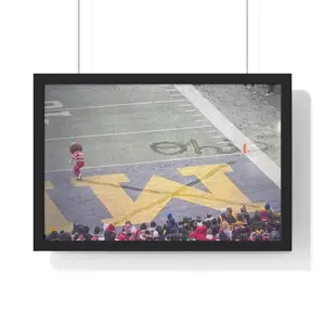 Buckeye Brutus Ohio Snow Fan Football Premium Luster Photo Paper Poster
