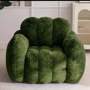 Bean Bag Chair, Cloud Shaped Bean Bag Sofa for Adults, Soft Stuffed Lazy Floo...