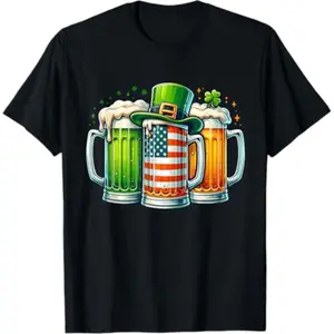Celebrate St Patrick's Day with Irish Beer Drinking Party TShirt for Men and Women