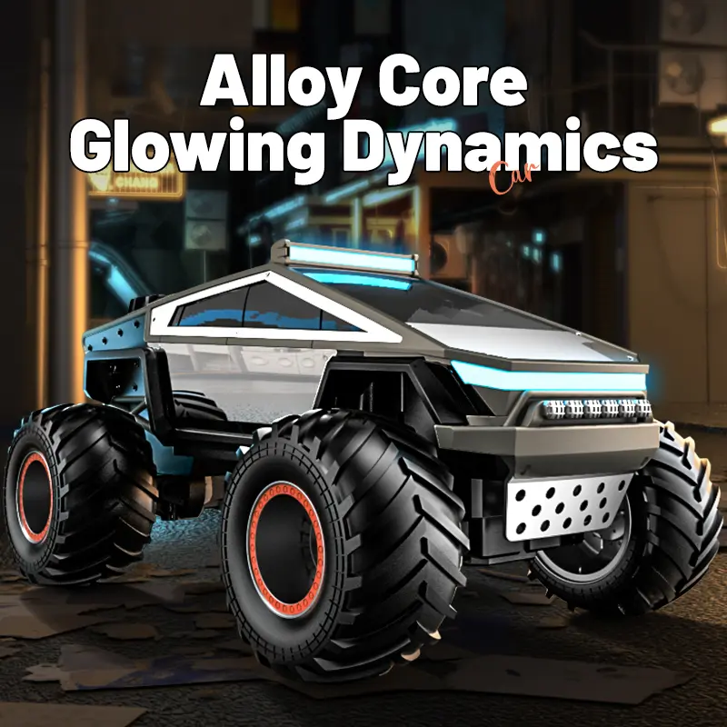 Full of Future Tech Vibe Remote Control Truck 1 Set Rechargeable RC Car with Light Music Cool Model Automatic Demonstration for Boys Girls rc  drift  cars