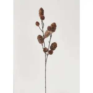 Artificial Pine Cone Branch Winter Decor - 28.5"
