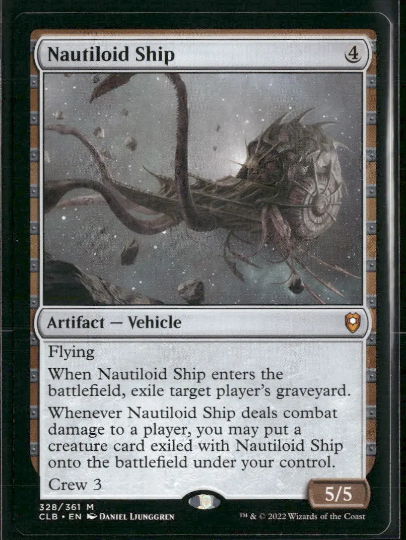 Commander Legends: Battle for Baldur's Gate Nautiloid Ship #328