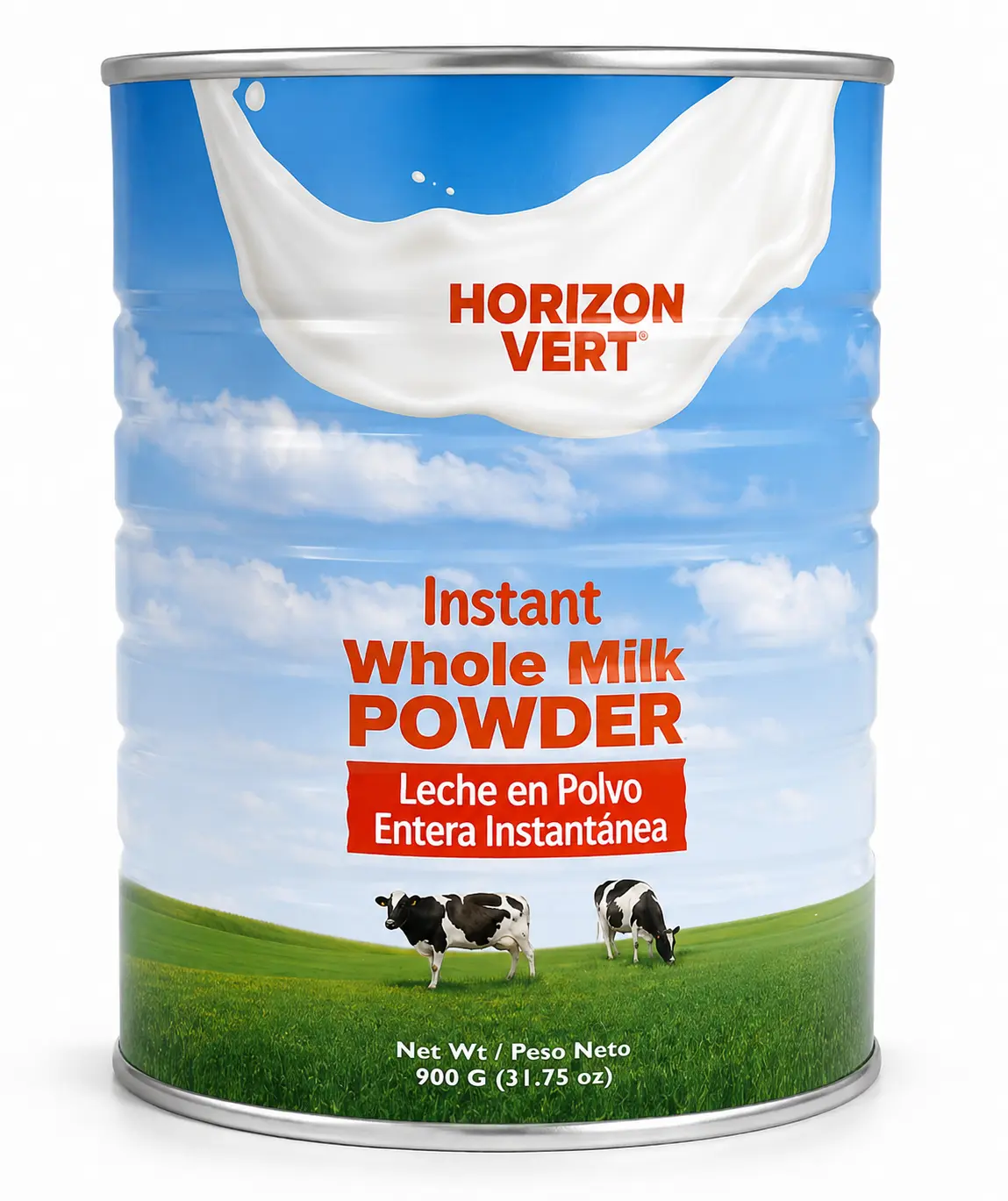 Horizon Vert Instant Whole Milk Powder – Full Cream Powdered Milk for Drinking, Baking & Cooking, 900g (31.75 oz)
