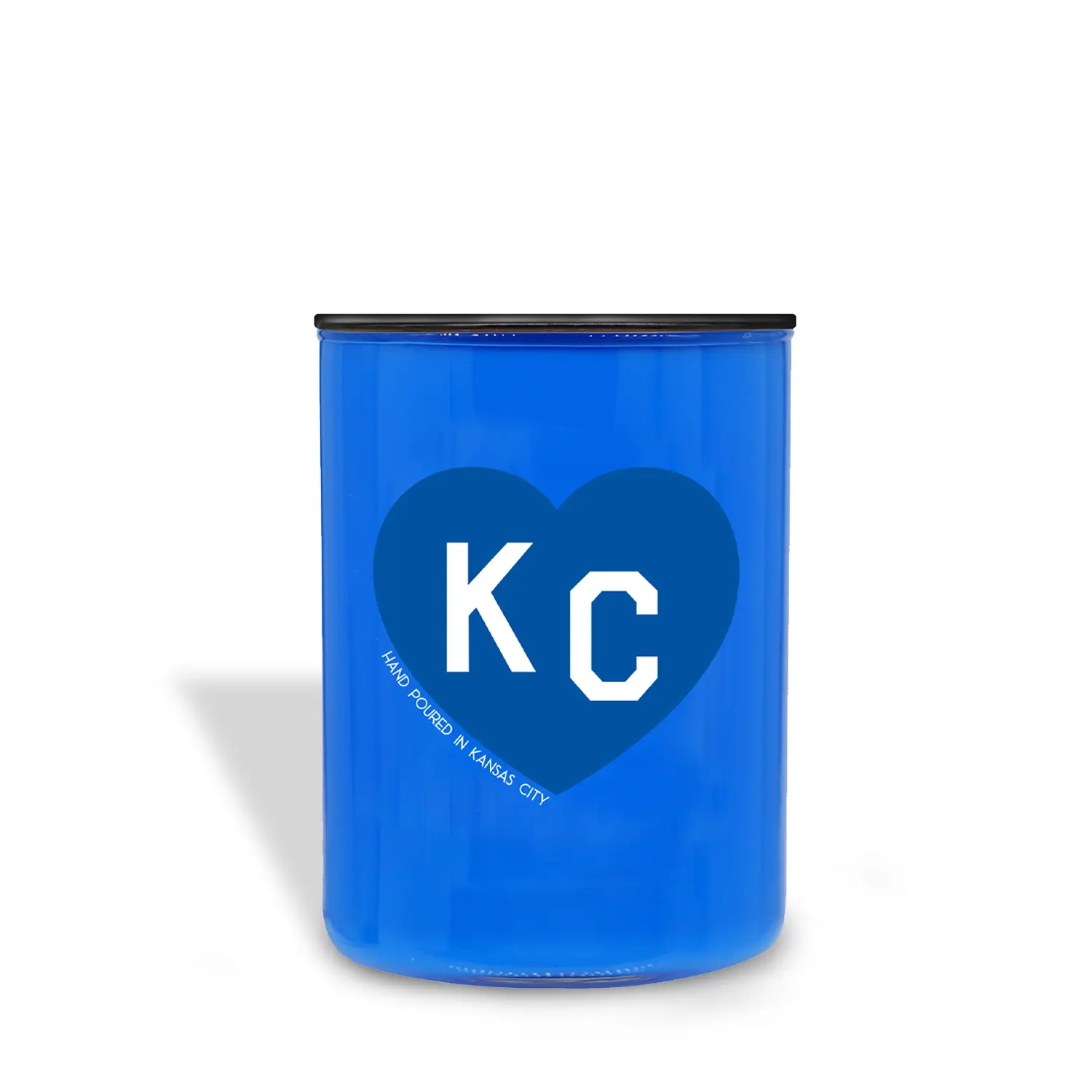 Vanilla Bean Scented Blue KC Heart Candle (13 oz) – Charlie Hustle + Tuscany Candle® Collaboration