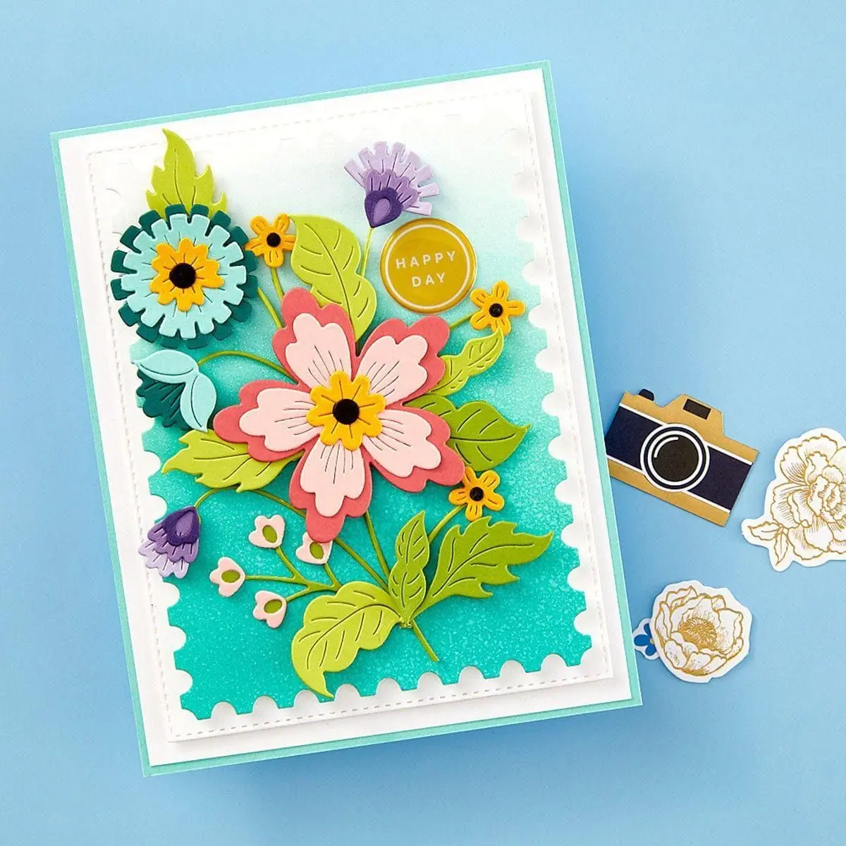 Nested Postage Labels & Tag Etched Dies