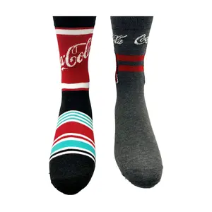 Coca-Cola Men's Crew Sock Set - 2 Pair