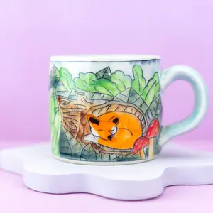 # 62 Woodland Fox Big Mug