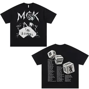 Graphic Machine Gun Kelly 2026 Tour Cotton T Shirt - Unisex Oversized Streetwear Concert Music Merch - Gift For Fans