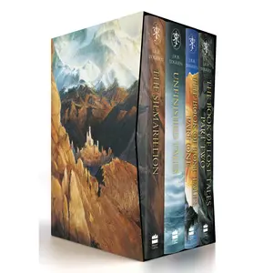 The History of Middle-earth Box Set #1: The Silmarillion / Unfinished Tales / Book of Lost Tales, Part One / Book of Lost Tales, Part Two by Christopher Tolkien||J.R.R. Tolkien [Hardback Book]