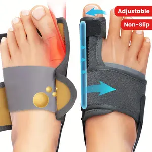 1 Pair Of Women'S Bunion Correctors Men'S Bunion, Adjustable Bunion Splint With 2 Angle Bars, Bunion Pad, Toe Corrector With Dual Non-Slip Straps, Day & Night Healthcare Support Tool