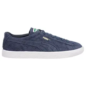 PUMA Mens Suede Vintage Hairy Suede Lace Up Sneakers Shoes Casual - Blue