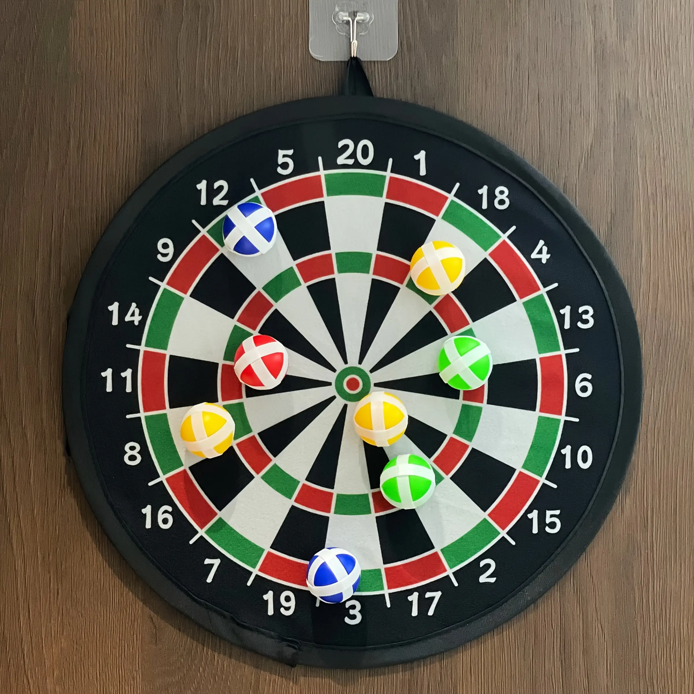 12pcs/6pcs Sticky Dart Board Set, Indoor & Outdoor Party Game, Balance Training, Throwing Toy, Ideal Holiday Gift, Halloween Christmas Present