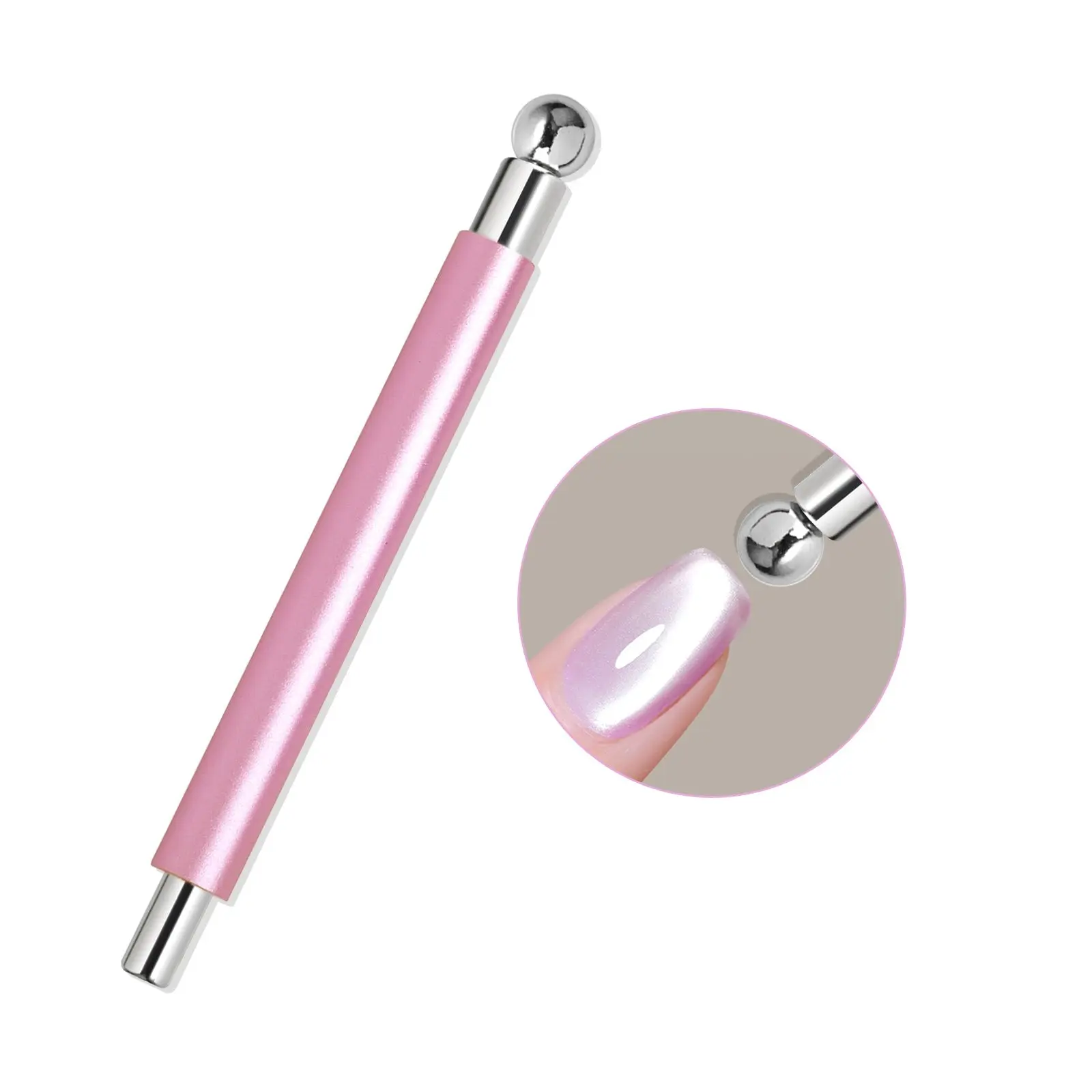 Double-End Nail Magnet Tool - Strong Magnet for 3D Cat Eye Nail Art Designs Double-End Nail Magnet Tool - Strong Magnet for 3D Cat Eye Nail Art Designs