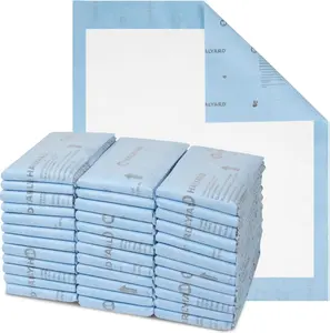 HALYARD Premium Disposable Underpads 30" x 36" Chux Pads for Adults with Airlaid Core Moisture & Odor Control Blue Pack of 10 Soft Durable