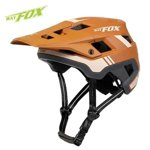 BATFOX Men's MTB Helmet for Trail Riders - Durable Shock-Absorbent Inner Layer & Adjustable Fit - Lightweight Comfort for Downhill Mountain Bike Racing - Rugged Protection & Breathable Vents