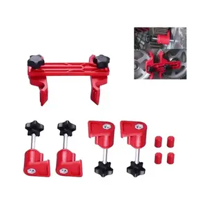 Car Dual Camshaft Clamp, 9 Pcs Car Engine Timing Belt Sprocket Gear Locking Tool Kit, Universal Cam Bearing Tool Kit Fit for Most Cars, Trucks and Vans