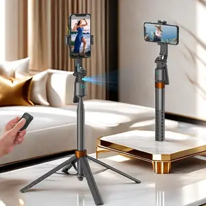 Smart Face Tracking Tripod, 360 Degree Rotatable Video Blog & Live Broadcast Selfie Stick, Anti-shake Stabilizer for Video Blog & Mobile Phone Photography, Selfie Stand