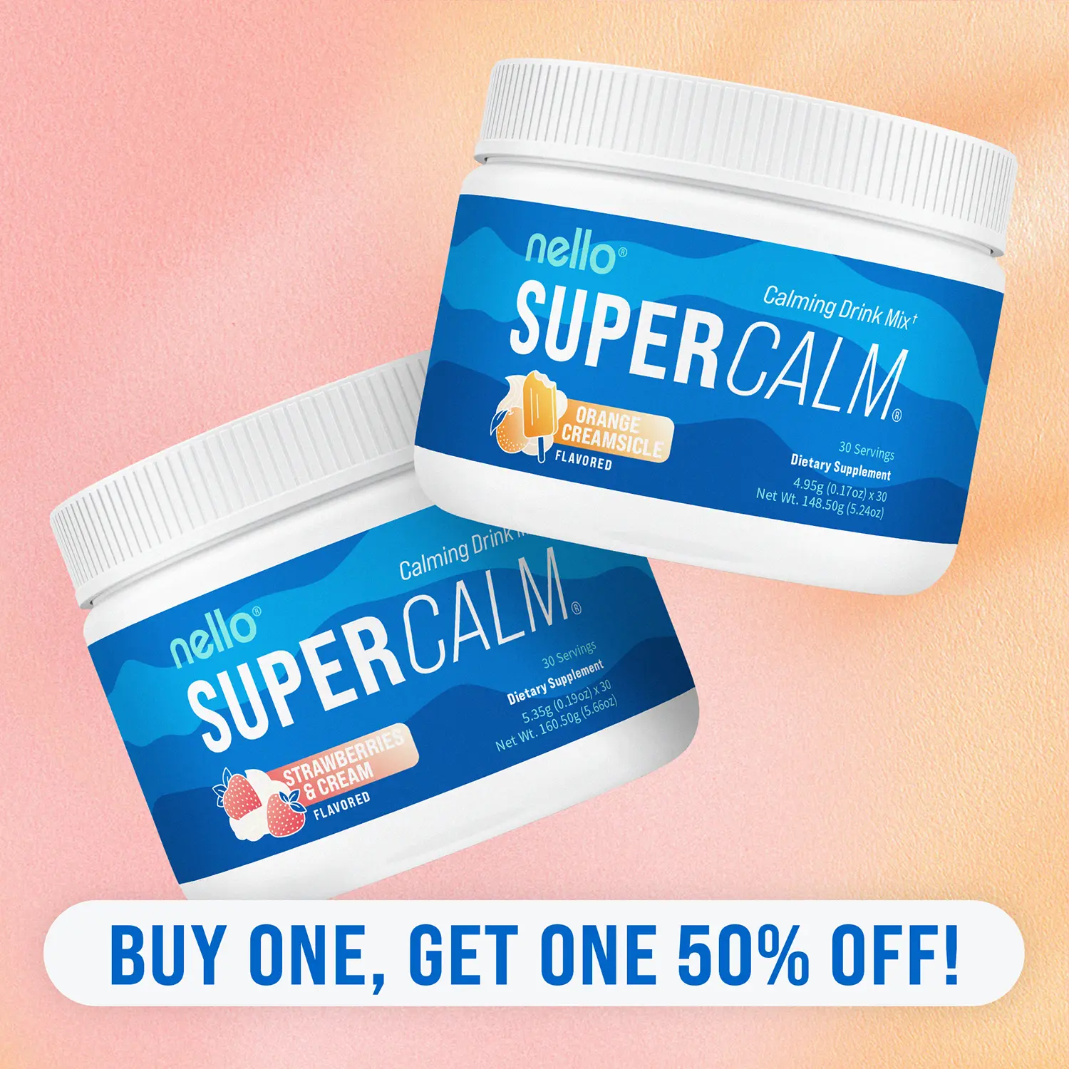 Supercalm Best Selling Flavors Bundle Tubs (2-Pack) : Calming Supercalm Best Selling Flavors Bundle Tubs (2-Pack) : Calming