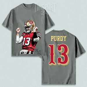 [X-26] Brock Purdy 13 'Dougie' For 49ers Faithful High-Quality 100% Cotton T-Shirt (Made In US), Niner Gang Football Shirt, Game Day Outfits, Gift For Football Fans, Football Graphic Tee