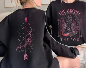 The Archer And The Fox Sweatshirt, Once Upon A Broken Hear Sweater, Ballad Of The Archer And The Fox Hoodie, Fantasy Reader Shirt, LT529