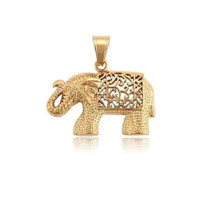 18K Gold Plated Lucky Elephant Pendant