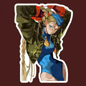 Street Fighter Lethal Beauty Cammy Sticker