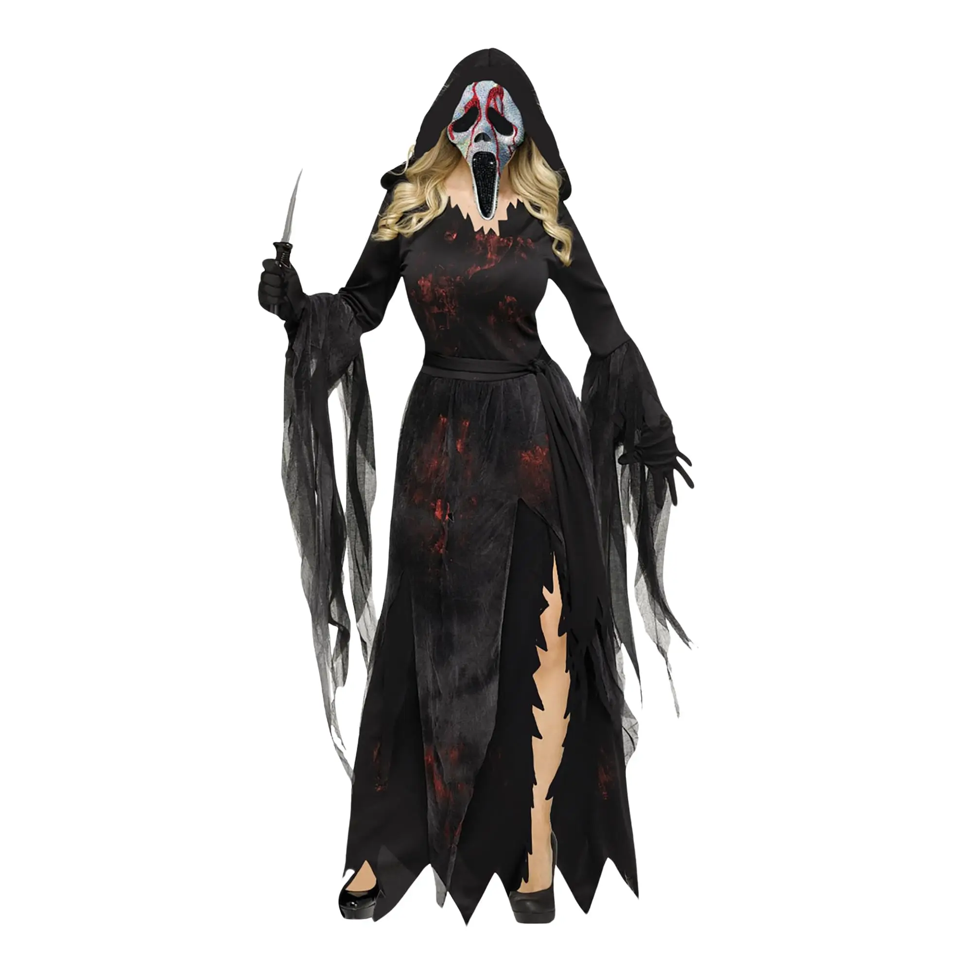 Scream Bloody Bling Ghost Face Adult Costume Scream Bloody Bling Ghost Face Adult Costume