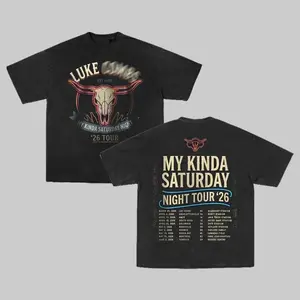 Luke Country Music - My Kinda Saturday Night Tour 2026 Soft Cotton Shirt, 2 Sided Country Concert Tee, Luke Vintage Graphic Shirt, Music Fan Gift