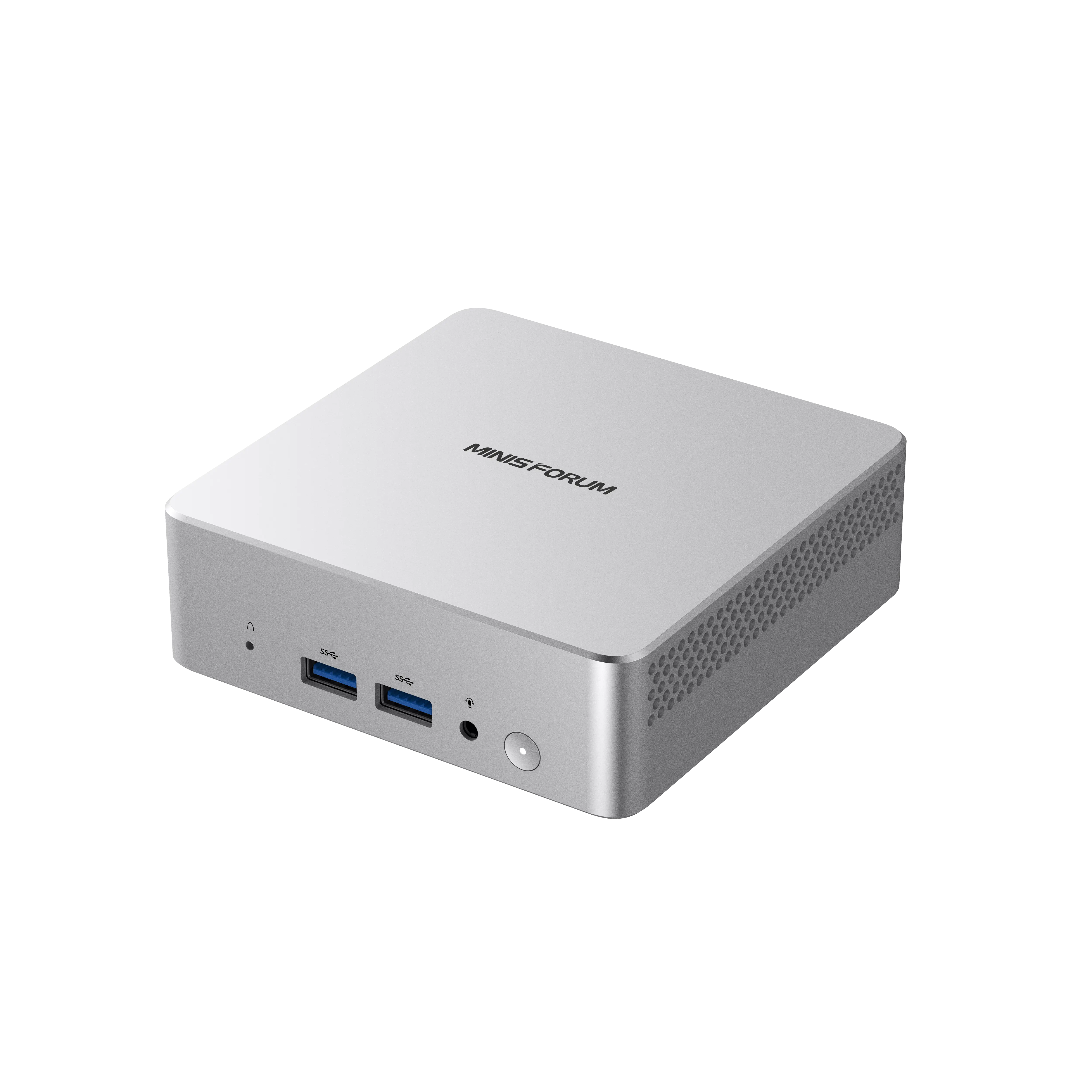 MINISFORUM Elite Mini M2 Air-304 Barebone Mini PC, Intel Core i3-304 (5C/5T), DDR5 RAM, M.2 SSD, Multi-HDMI Ports, DP, USB4 4K Video Output, 2.5G LAN, Wi-Fi 6e/BT5.4, Intel Graphics