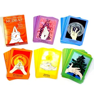 68-Card Gertrud Hirschi Mudras Deck - Yoga, Meditation & Mindfulness Practices Guide for Body, Mind, Spirit with Illustrated Hand Poses, Practical Exercises & Booklet - Premium Cardstock for Wellness Practices Ages 14+, Spiritual Guidance Tool, Vibrant