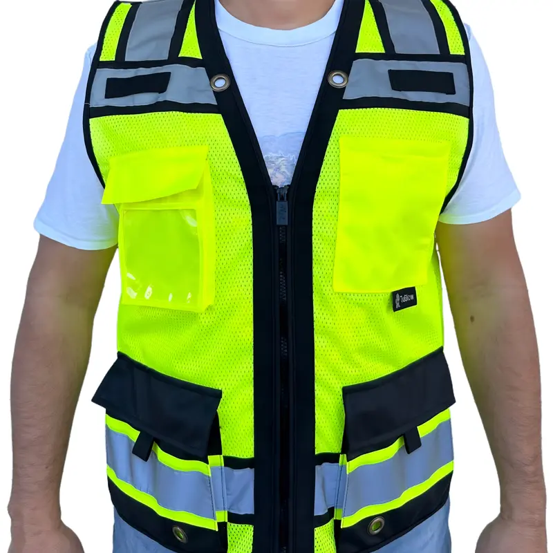 Super Duty Mesh High Visibility Safety Vest, ANSI/ ISEA 107-2020 Class 3, Type R