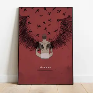 Birdman Poster, Wall Art & Home Decor, Academy Award-Winning Movie Poster Gift 01 -Wall Decor