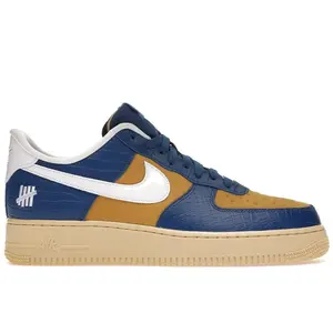 Nike Men's Air Force 1 Low SP Undefeated 5 On It Blue Yellow Croc, from StockX