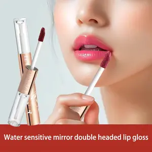 Ainazi Water-Gloss Lip Gloss + Raincoat Setting Spray, Long-Lasting Moisturizing Formula, Glossy, Perfect for Daily Use & Special Occasions, Cosmetic