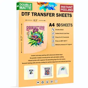 A4 DTF Film Sheets - 8.3" x 11.7" 50 Pack