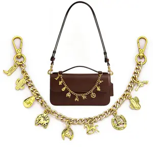 Chain Charm for Handbag, Purse Wallet &Pants Chain Jean Chains, Vintage Bag Strap Chains Extender