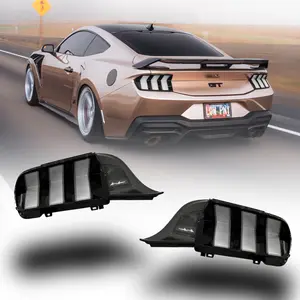 2024-2025 Mustang S650 Euro Style Taillights Amber Turn Signal Sequential