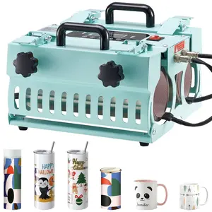 summervibes 2-Station Tumbler Heat Press Machine, 11-30oz Mug Press with Dual Independent Display Screens, Fast Even Heating, for Sublimation Tumblers, Cups, Mug Printing