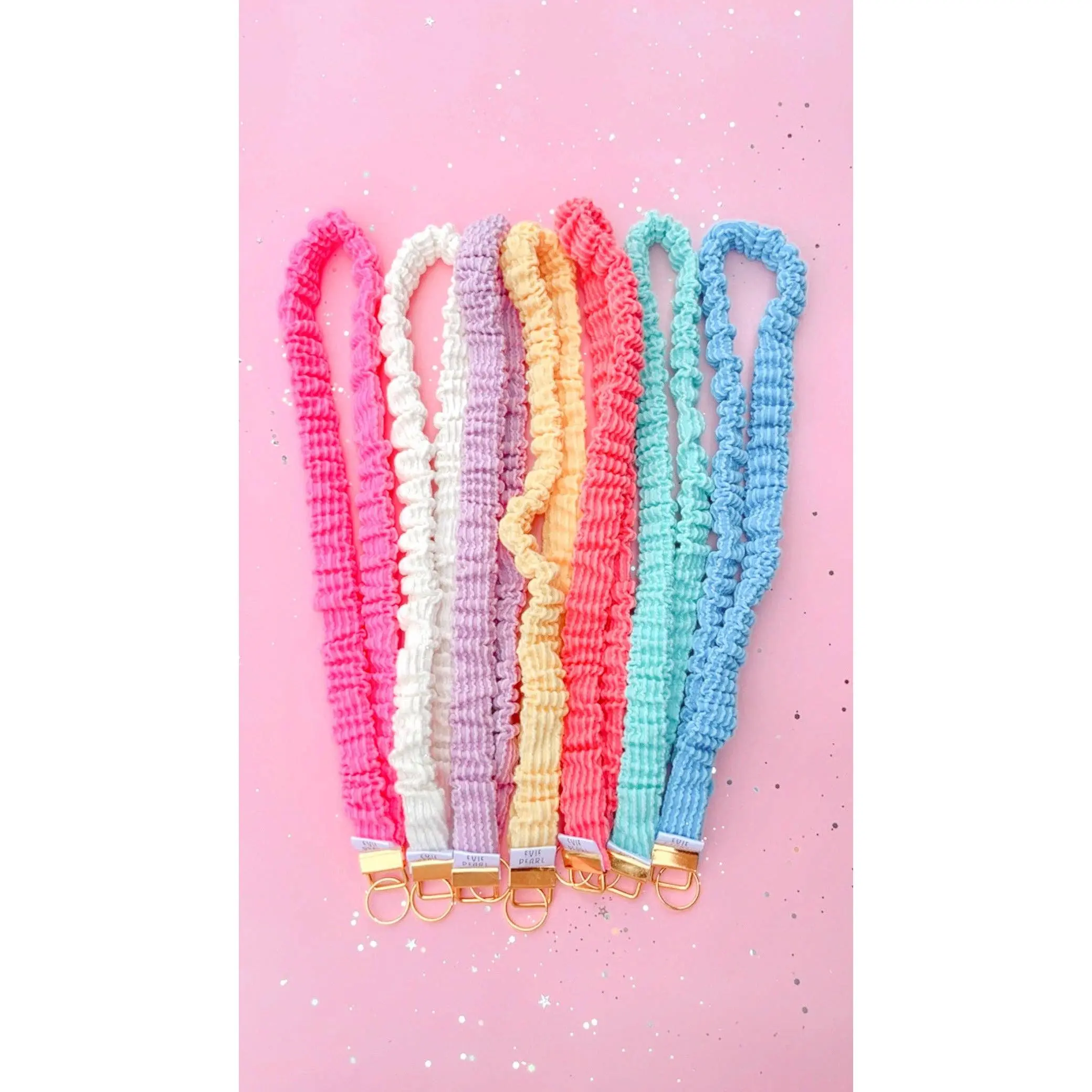 Scrunchy Lanyards: Bubblegum Pink