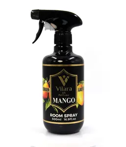 Vilara Mango Room Spray Freshener - Long-Lasting Luxury Scents - Room and Linen Spray for Bedding, Sheets, Fabric, Furniture - Home Guest Room & Bedroom Essentials for Aromatherapy - 500 ml (16.9 fl oz)