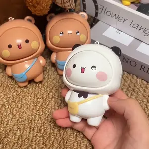 Cute Yier Bubu Face-Changing Doll, Stress Relief Ornament & Pendant, Lovely Fun Keychain, Desktop Figure Gift