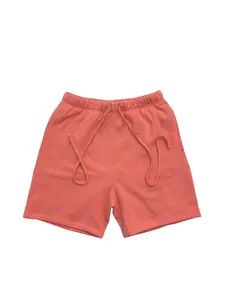 Men Sweatshorts Pink Color Relaxed Oversized Fit, Elastic Drawstring Waist, Casual Streetwear Bottoms for Daily Wear and Leisure Activities