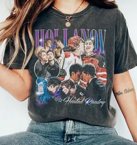 Comfort Colors Hollanov Heated Rivalry Vintage Shirt, Hockey Romance Tee, Team Hollanov Fan Gift