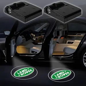 Land Rover Discovery 3/4 LED Logo Decoration Lamp, 2pcs Laser Shadow Projector Ghost Courtey Welcome Light, Fits 2010-Present Models