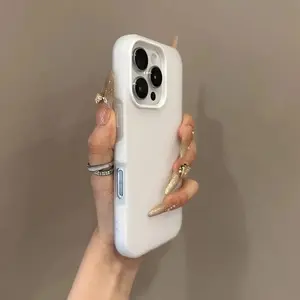Matte Candy Color 2IN1 Soft Phone Case For iPhone 17 Air 16 15 14 13 12 11 Pro Max Plus 16E X XR XS Shockproof Protective Cover