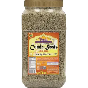Rani Cumin Seeds Whole (Jeera) Spice 80oz (5lbs) 2.27kg Bulk PET Jar ~ All Natural | Gluten Friendly | NON-GMO | Kosher | Vegan | Indian Origin